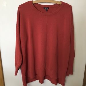 APT. 9 Tunic Sweater 2X Burnt Orange